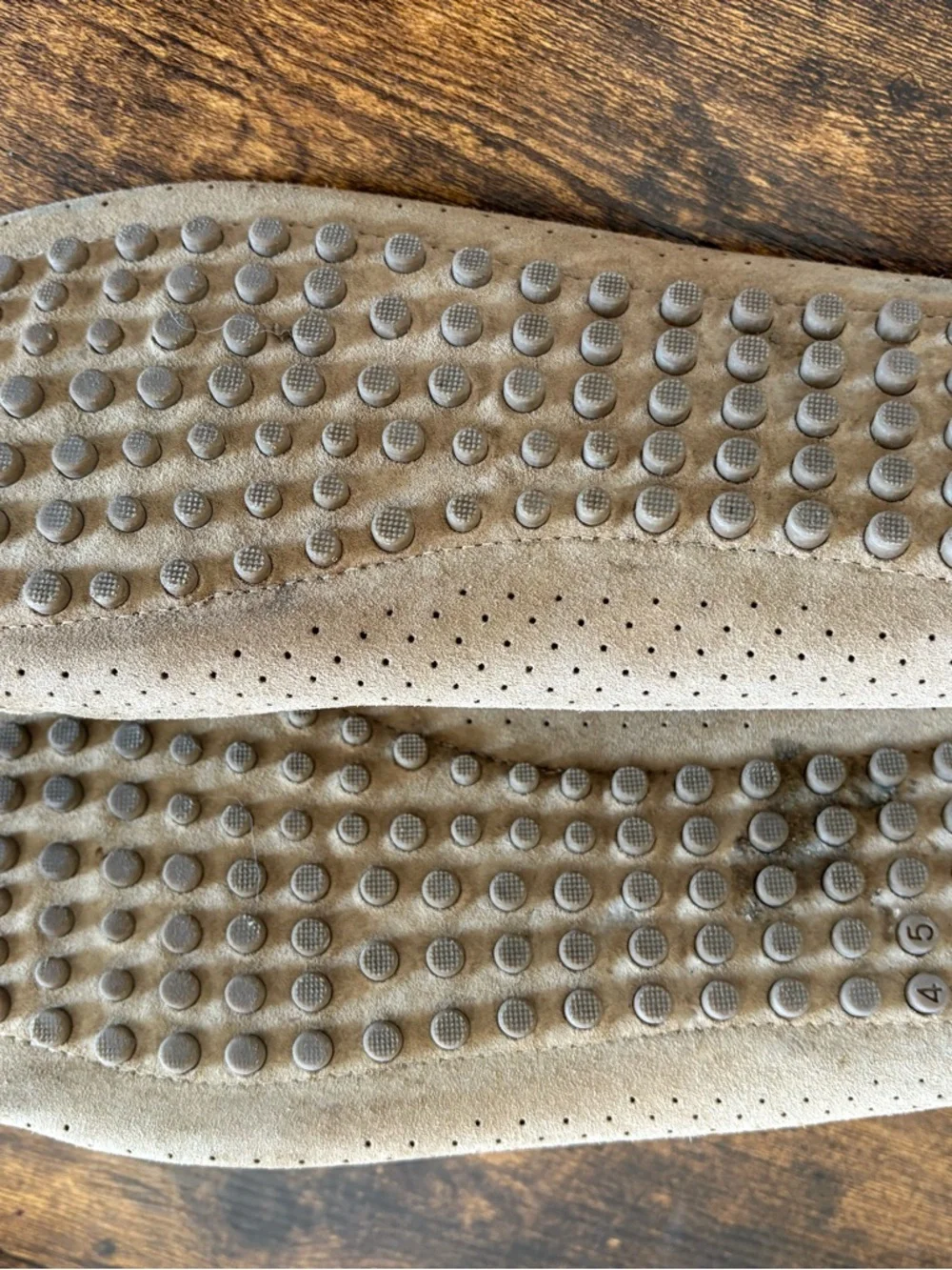 Zara Men’s Perforated Suede Tassel Loafers in Taupe - Picture 7 of 7